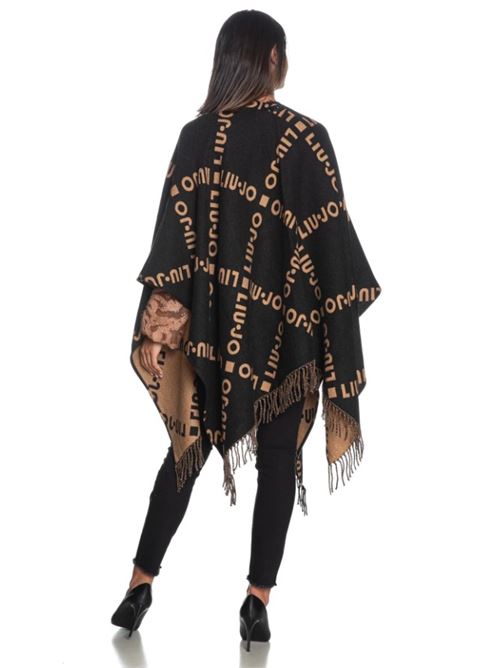 poncho with maxi rhombus logo Liu Jo | 2F5033T0300.22222